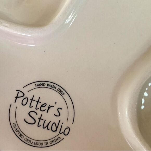 NEW Potter’s Studio Gingerbread Severing Plate & Bowl Sets - Picture 5 of 6
